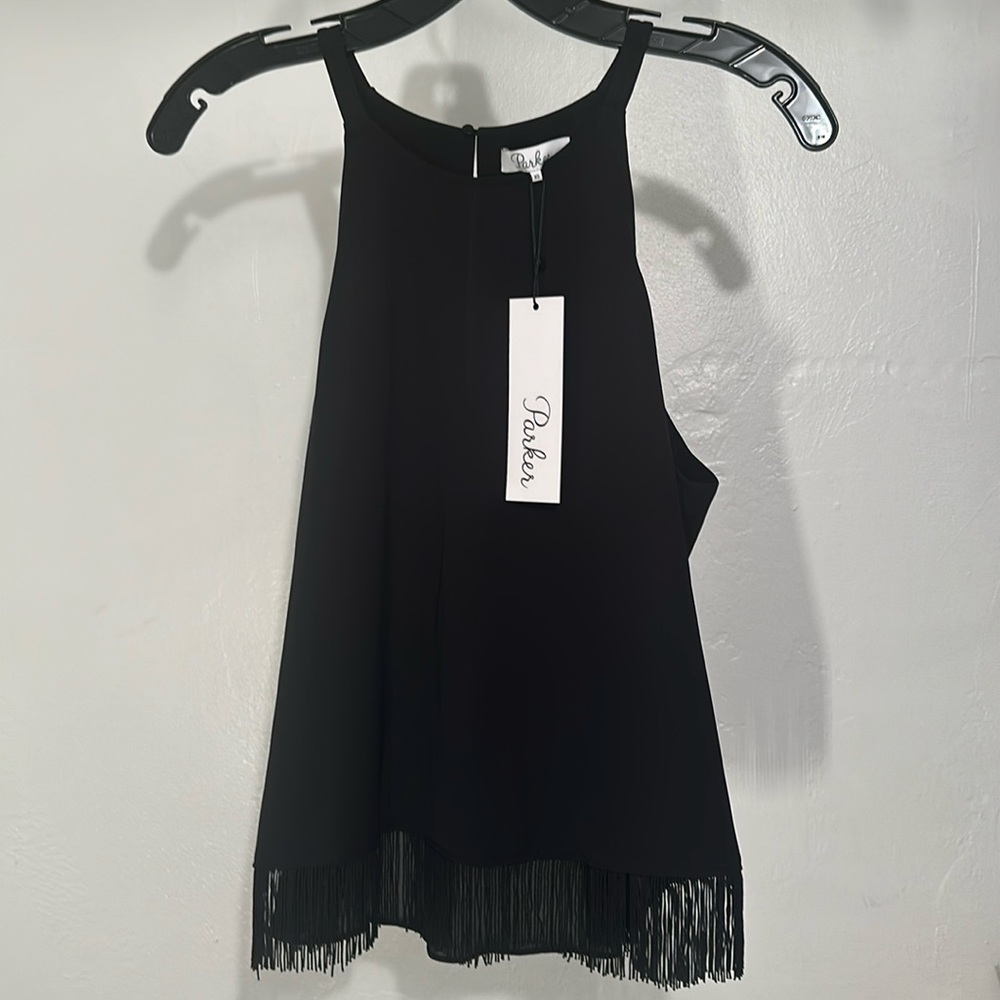 NEW WITH TAGS Parker Women’s Black Top Size XS BRAND NEW